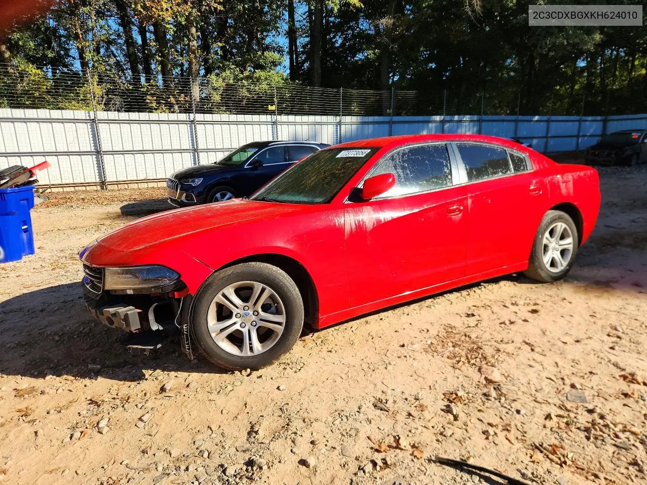 DODGE CHARGER 2019, VIN 2C3CDXBGXKH624010