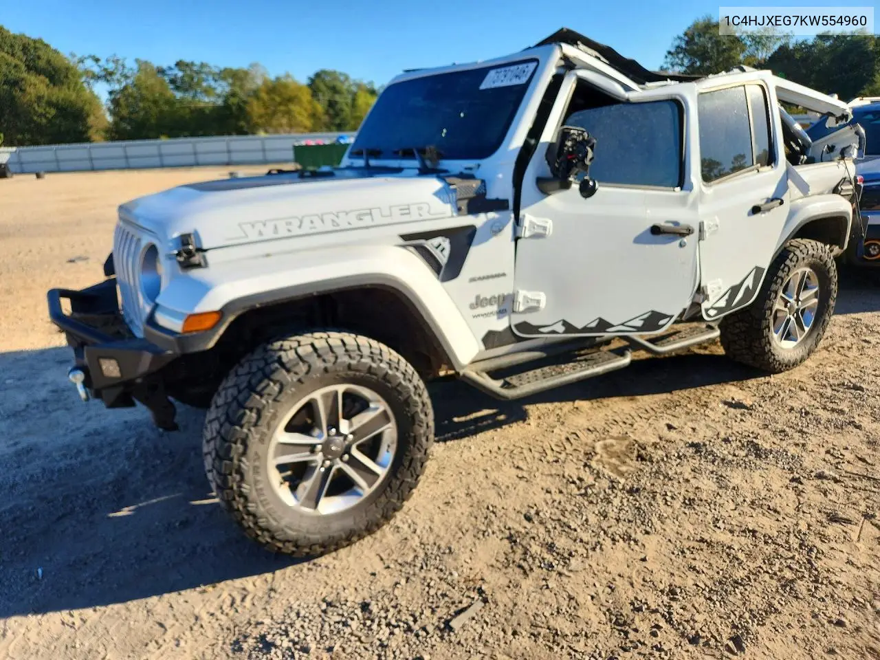 JEEP WRANGLER 2019, VIN 1C4HJXEG7KW554960
