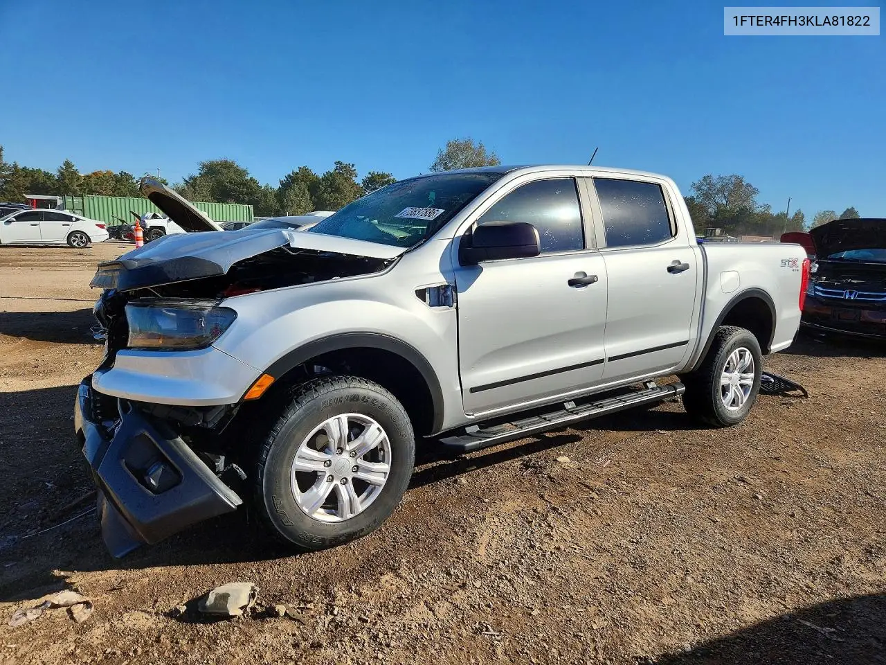 FORD RANGER 2019, VIN 1FTER4FH3KLA81822