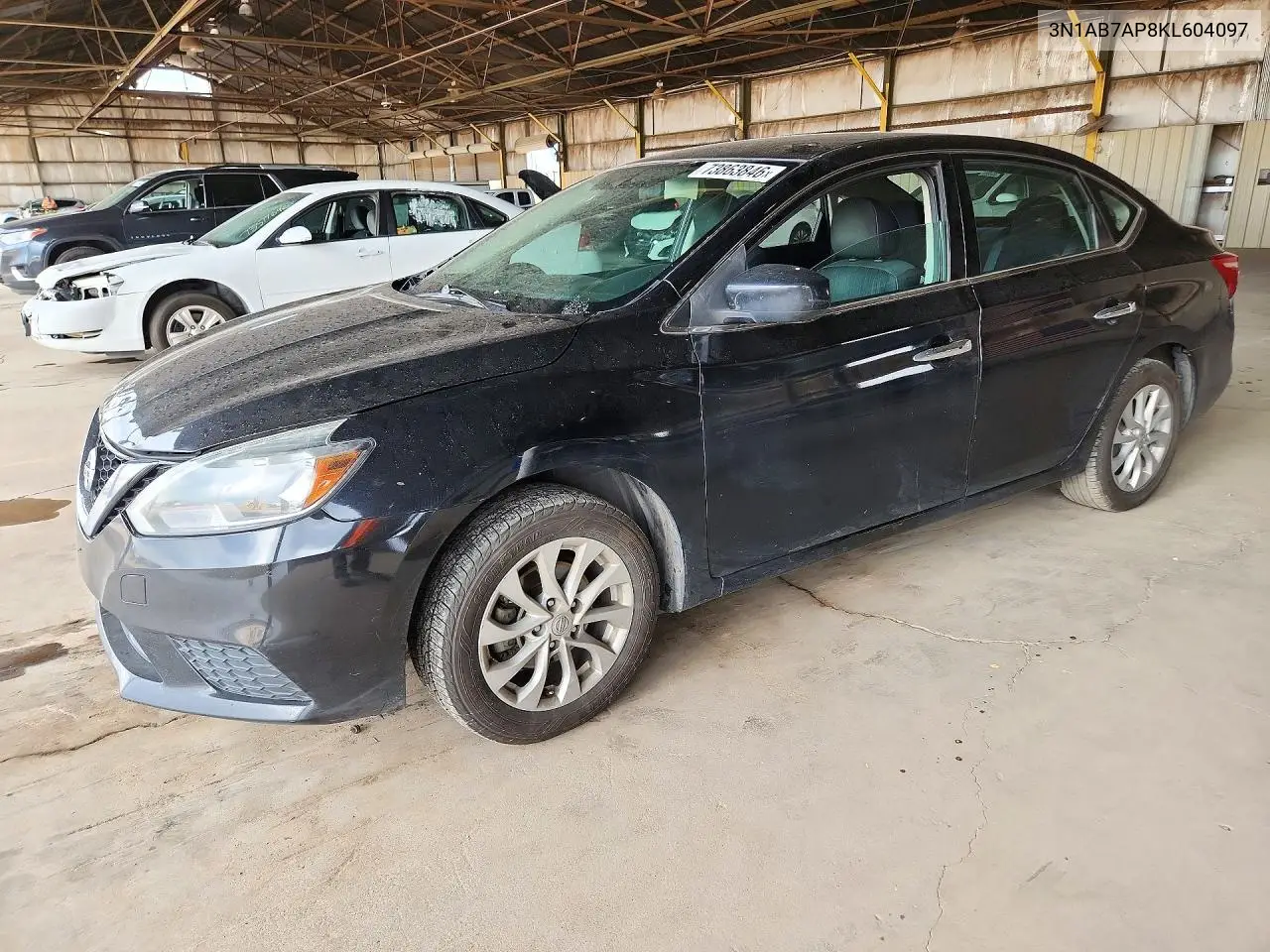NISSAN SENTRA 2019, VIN 3N1AB7AP8KL604097