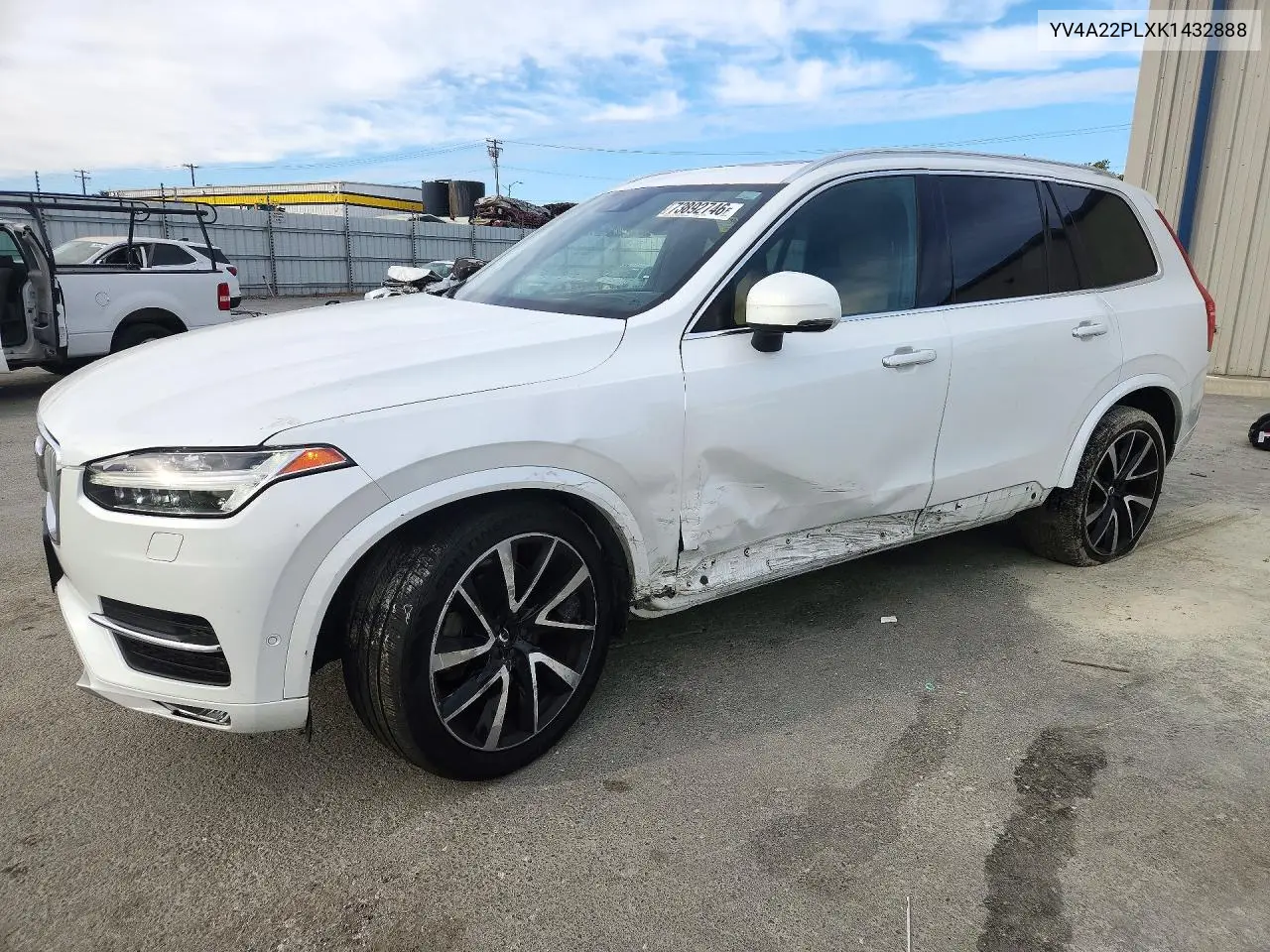 VOLVO XC90 2019, VIN YV4A22PLXK1432888