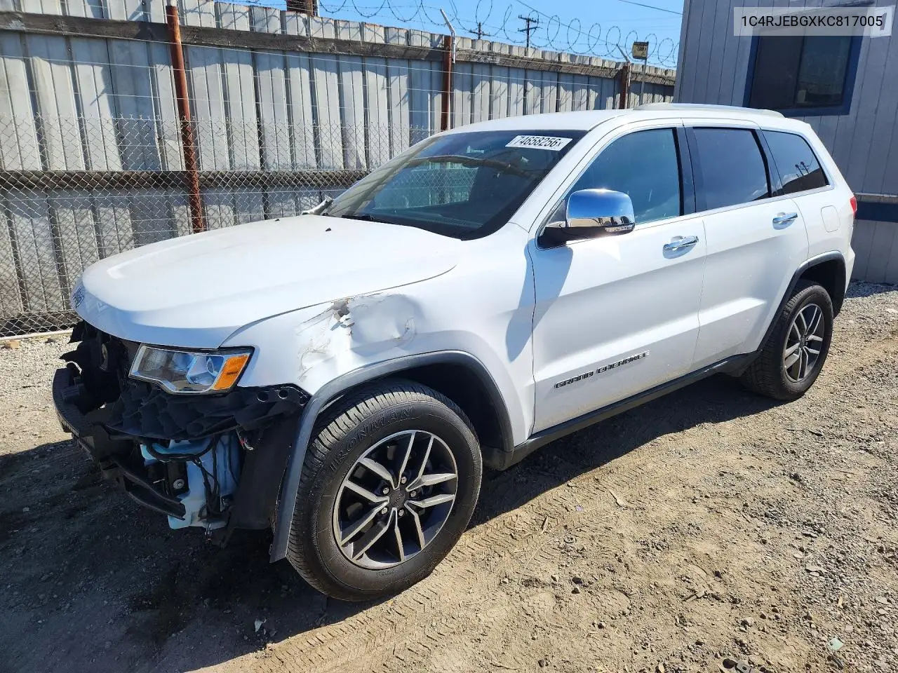 JEEP GRAND CHEROKEE 2019, VIN 1C4RJEBGXKC817005
