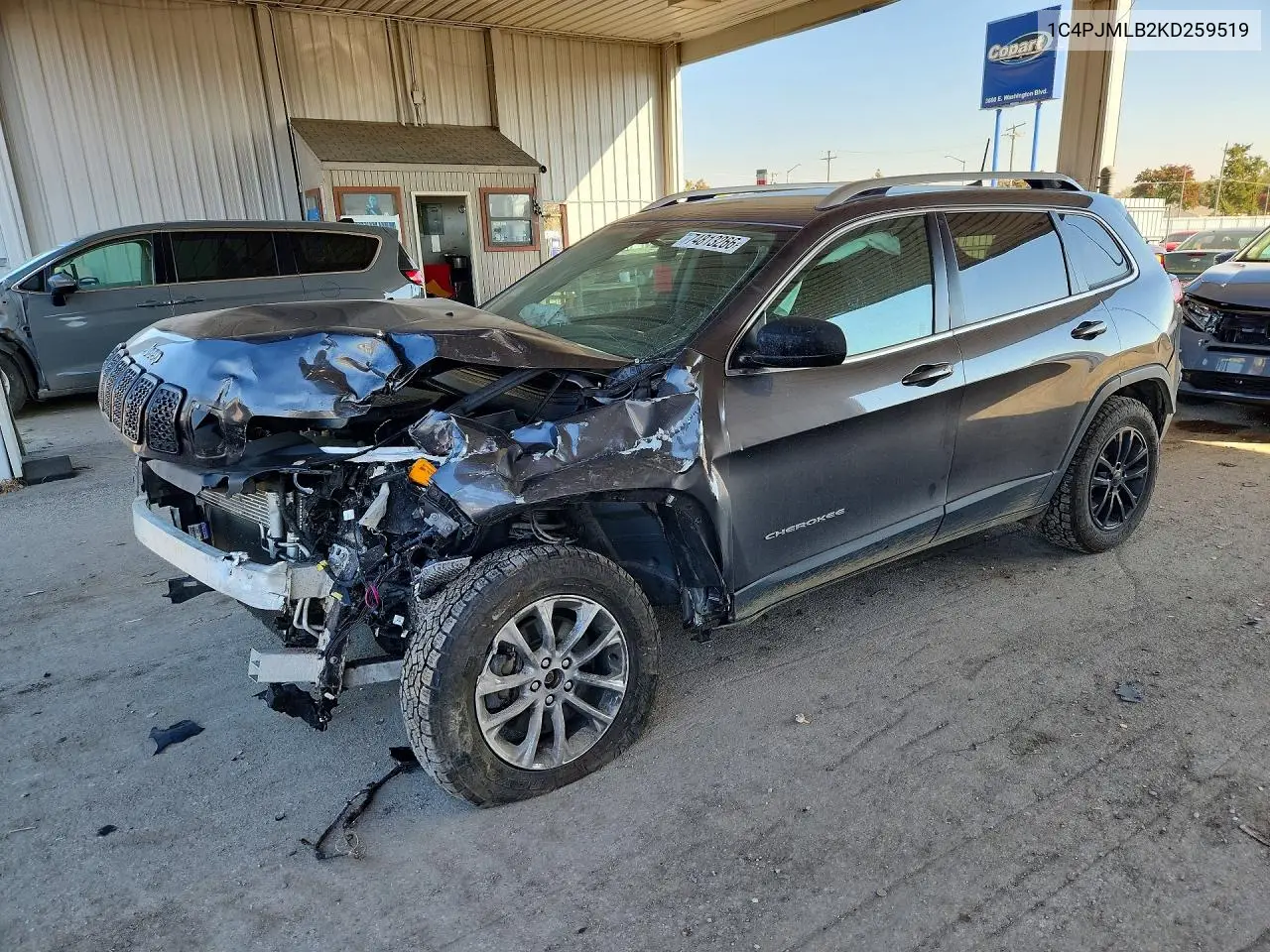 JEEP CHEROKEE 2019, VIN 1C4PJMLB2KD259519