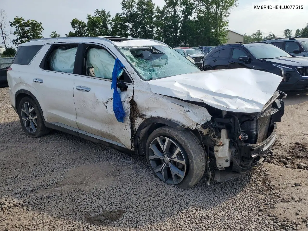2020 HYUNDAI PALISADE VIN KM8R4DHE4LU077515 — фото 4