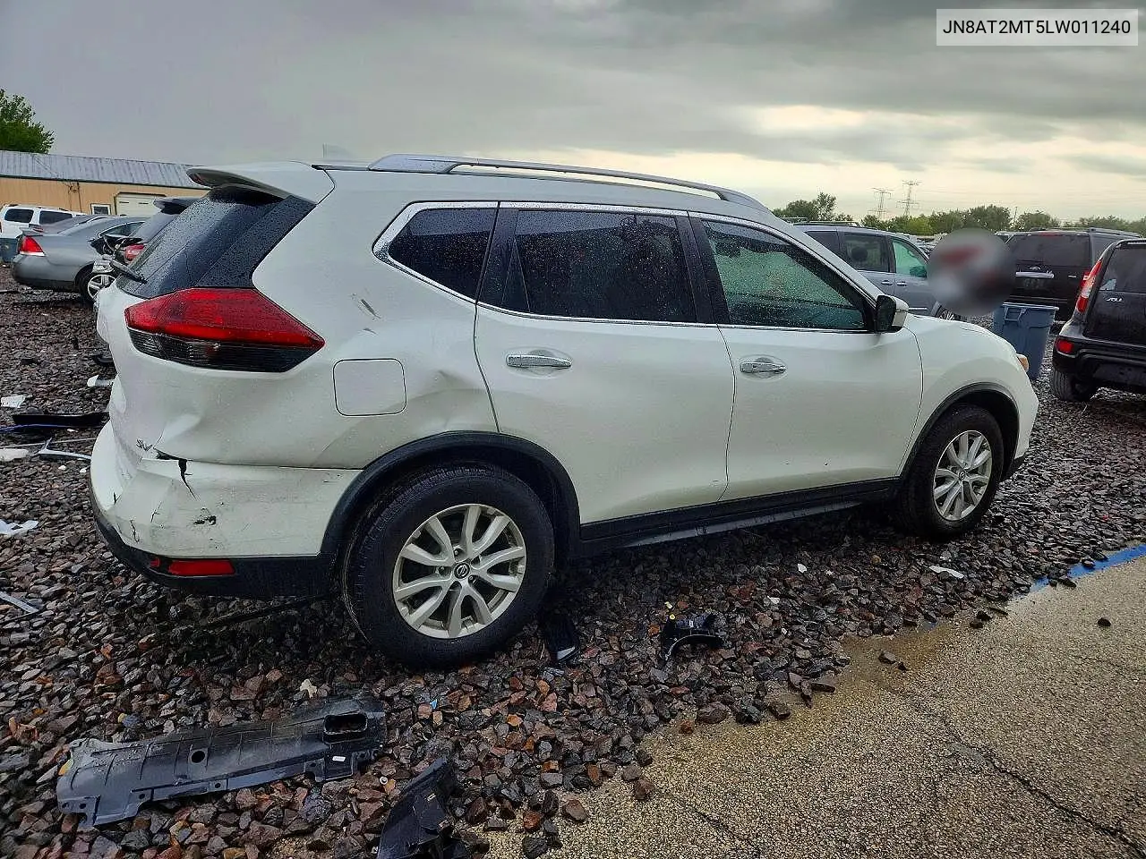 2020 NISSAN ROGUE VIN JN8AT2MT5LW011240 — фото 3