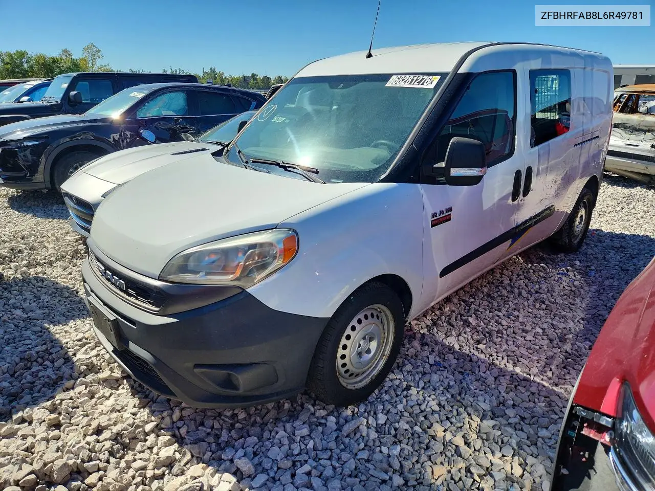 RAM PROMASTER CITY 2020, VIN ZFBHRFAB8L6R49781