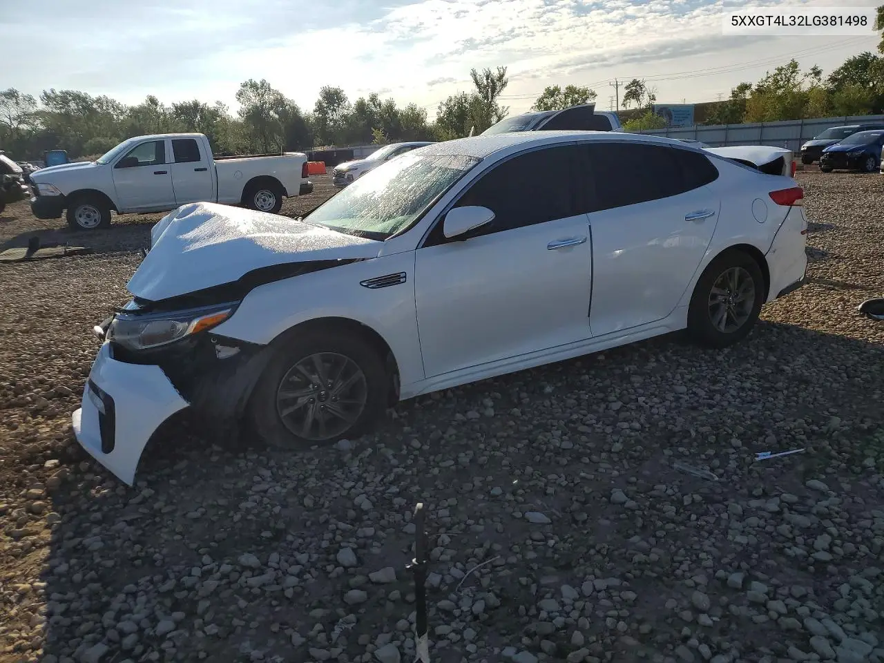 KIA OPTIMA 2020, VIN 5XXGT4L32LG381498