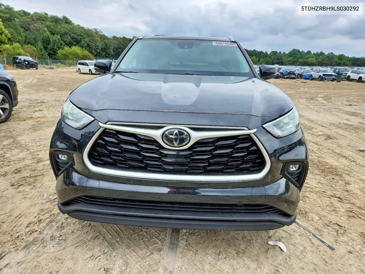 2020 TOYOTA HIGHLANDER VIN 5TDHZRBH9LS030292 — фото 5