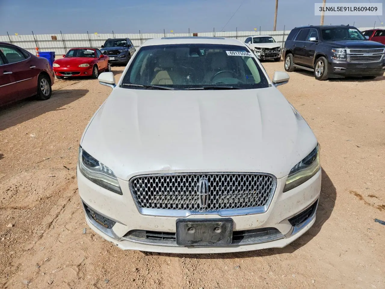 2020 LINCOLN MKZ VIN 3LN6L5E91LR609409 — фото 5
