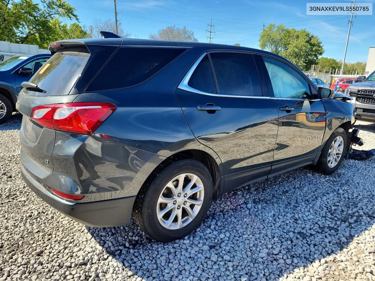 2020 CHEVROLET EQUINOX VIN 3GNAXKEV9LS550785 — фото 3