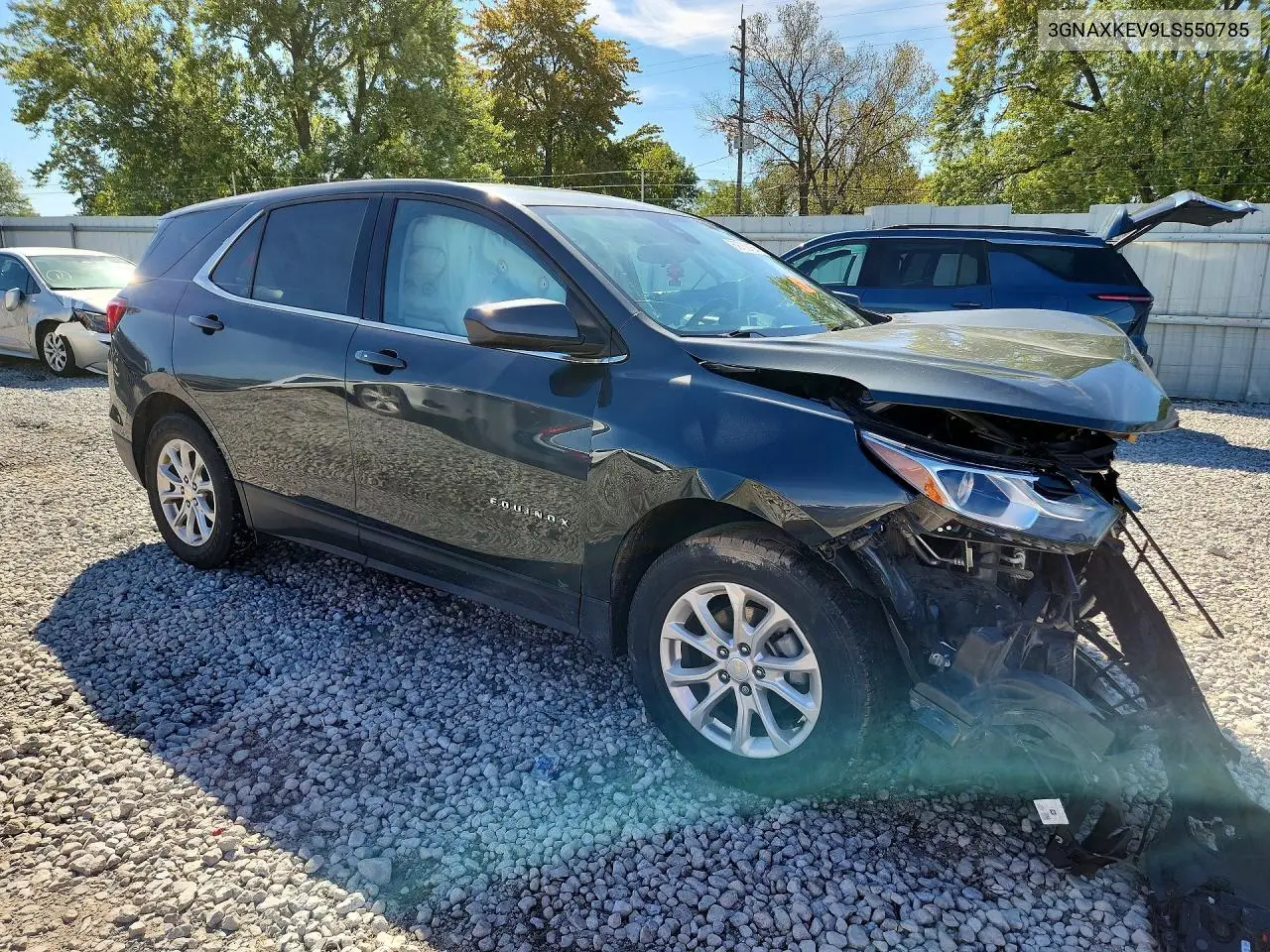 2020 CHEVROLET EQUINOX VIN 3GNAXKEV9LS550785 — фото 4