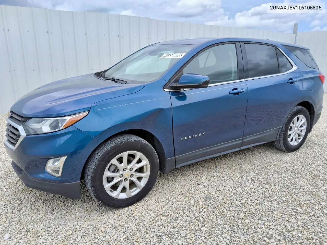 CHEVROLET EQUINOX 2020, VIN 2GNAXJEV1L6105806