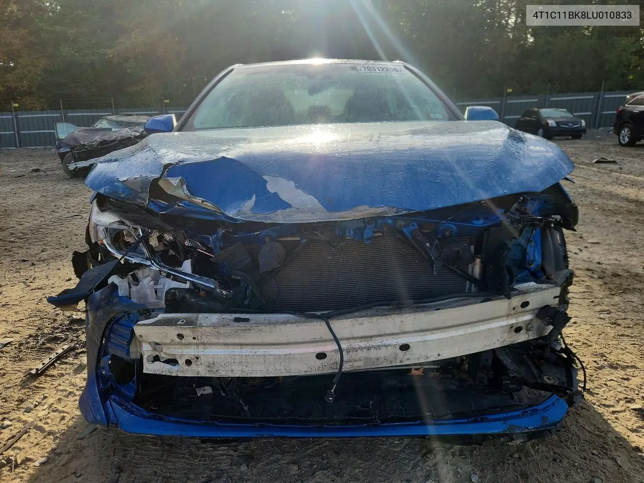 2020 TOYOTA CAMRY VIN 4T1C11BK8LU010833 — фото 5