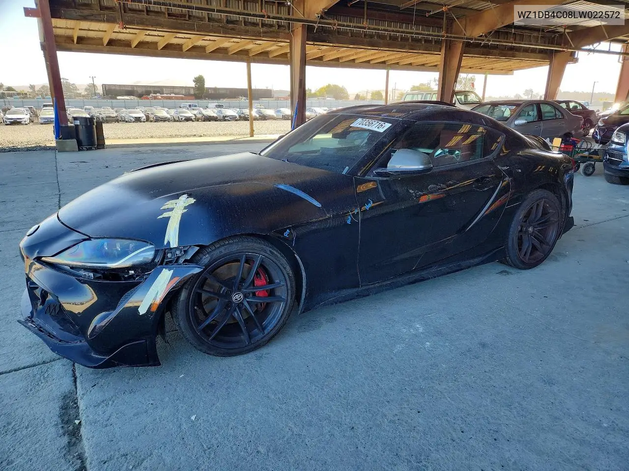 TOYOTA SUPRA 2020, VIN WZ1DB4C08LW022572