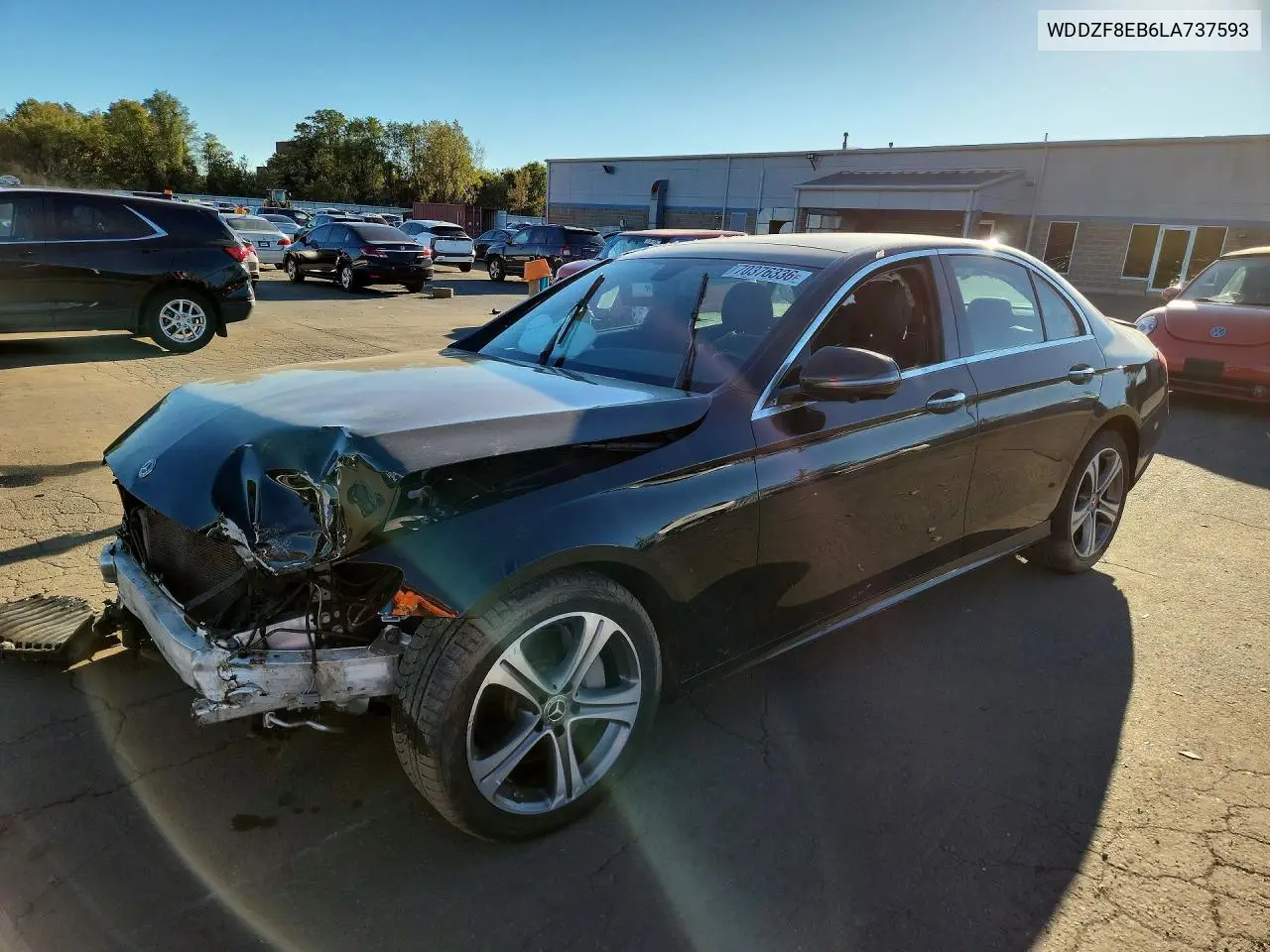 MERCEDES E-KLASSE 2020, VIN WDDZF8EB6LA737593