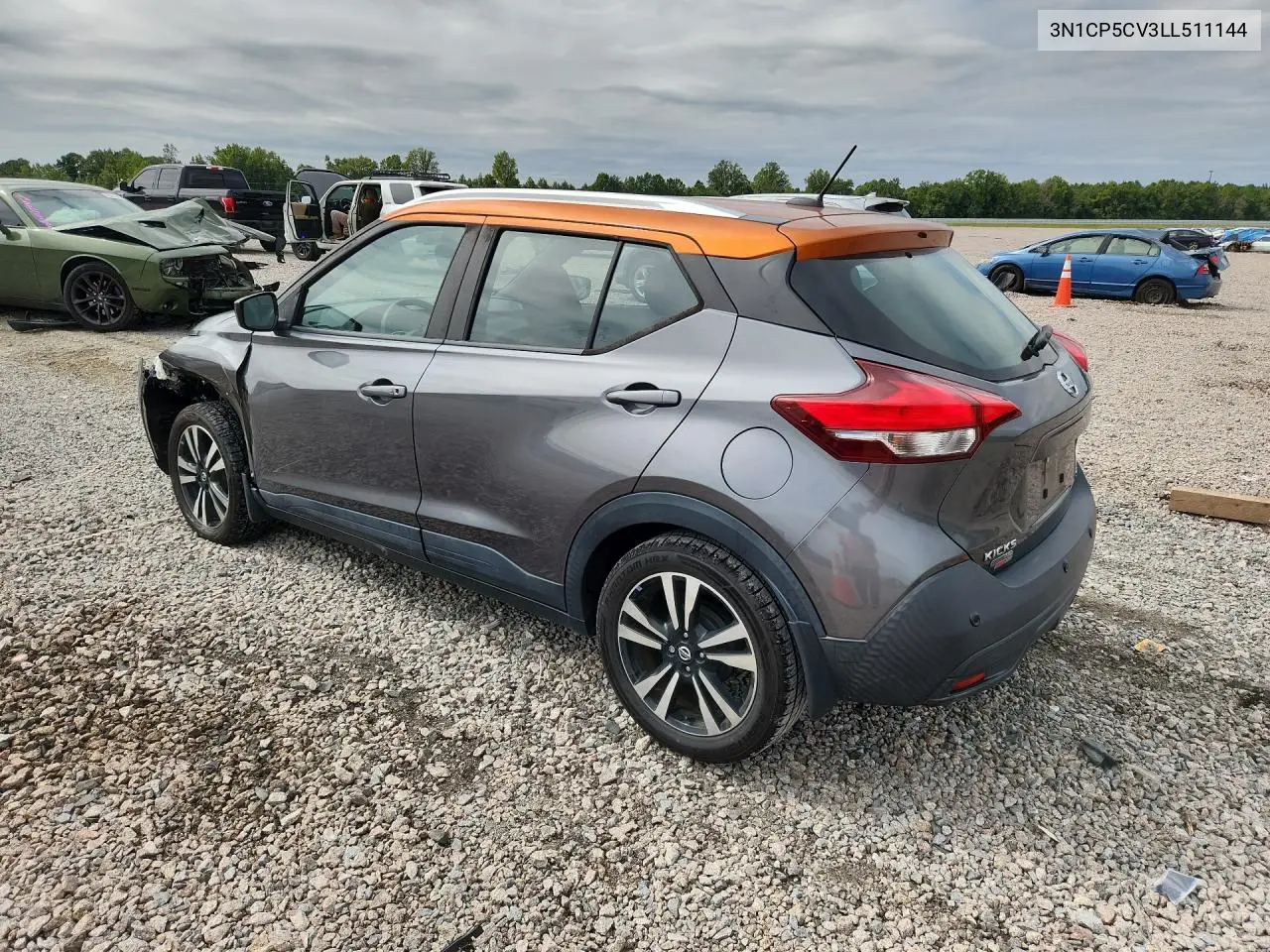 2020 NISSAN KICKS VIN 3N1CP5CV3LL511144 — фото 2