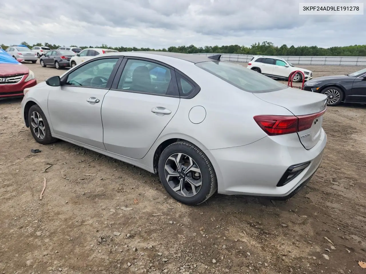 2020 KIA FORTE VIN 3KPF24AD9LE191278 — фото 2