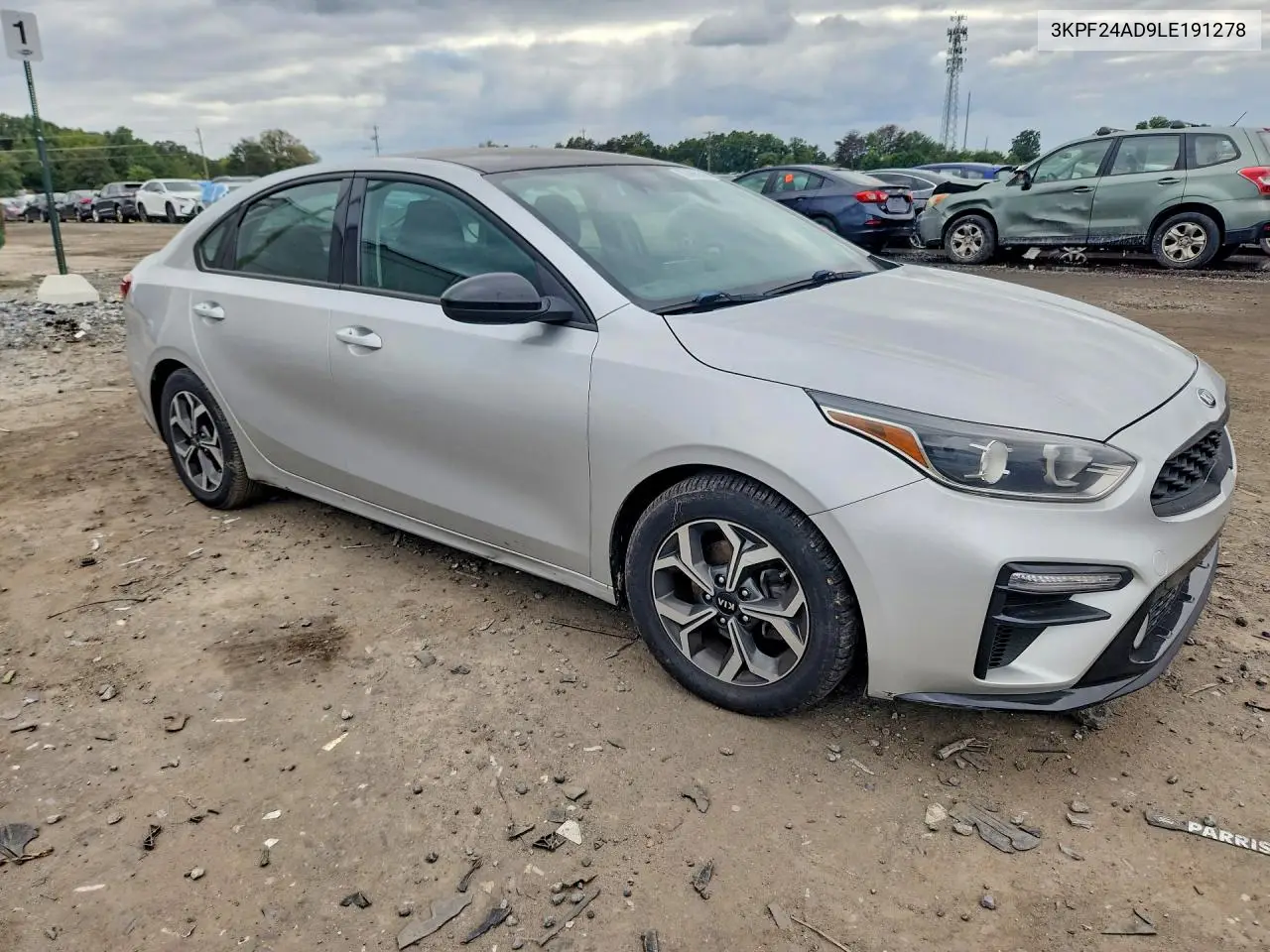 2020 KIA FORTE VIN 3KPF24AD9LE191278 — фото 4