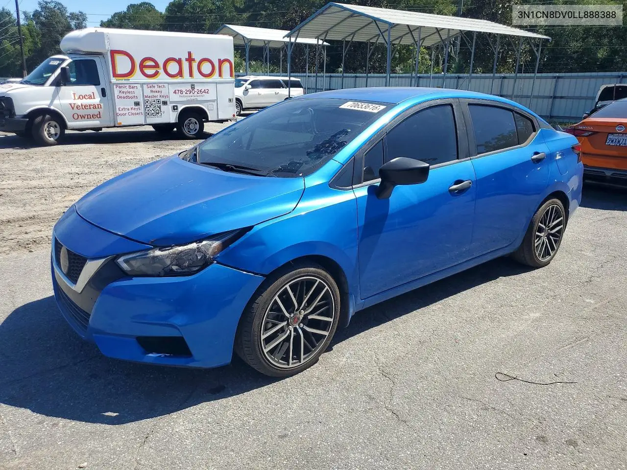 NISSAN VERSA 2020, VIN 3N1CN8DV0LL888388