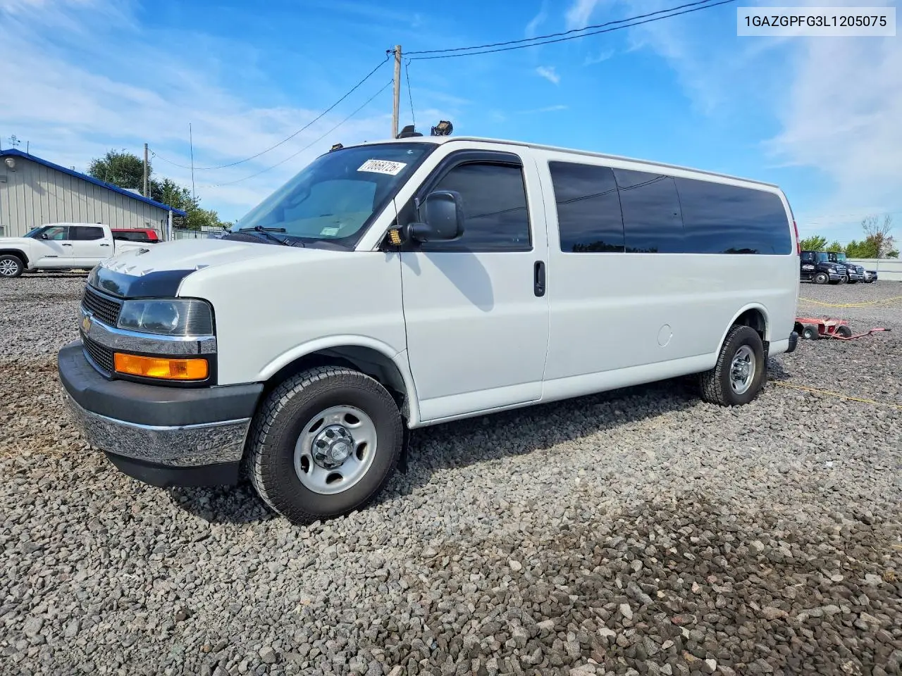 CHEVROLET EXPRESS 2020, VIN 1GAZGPFG3L1205075