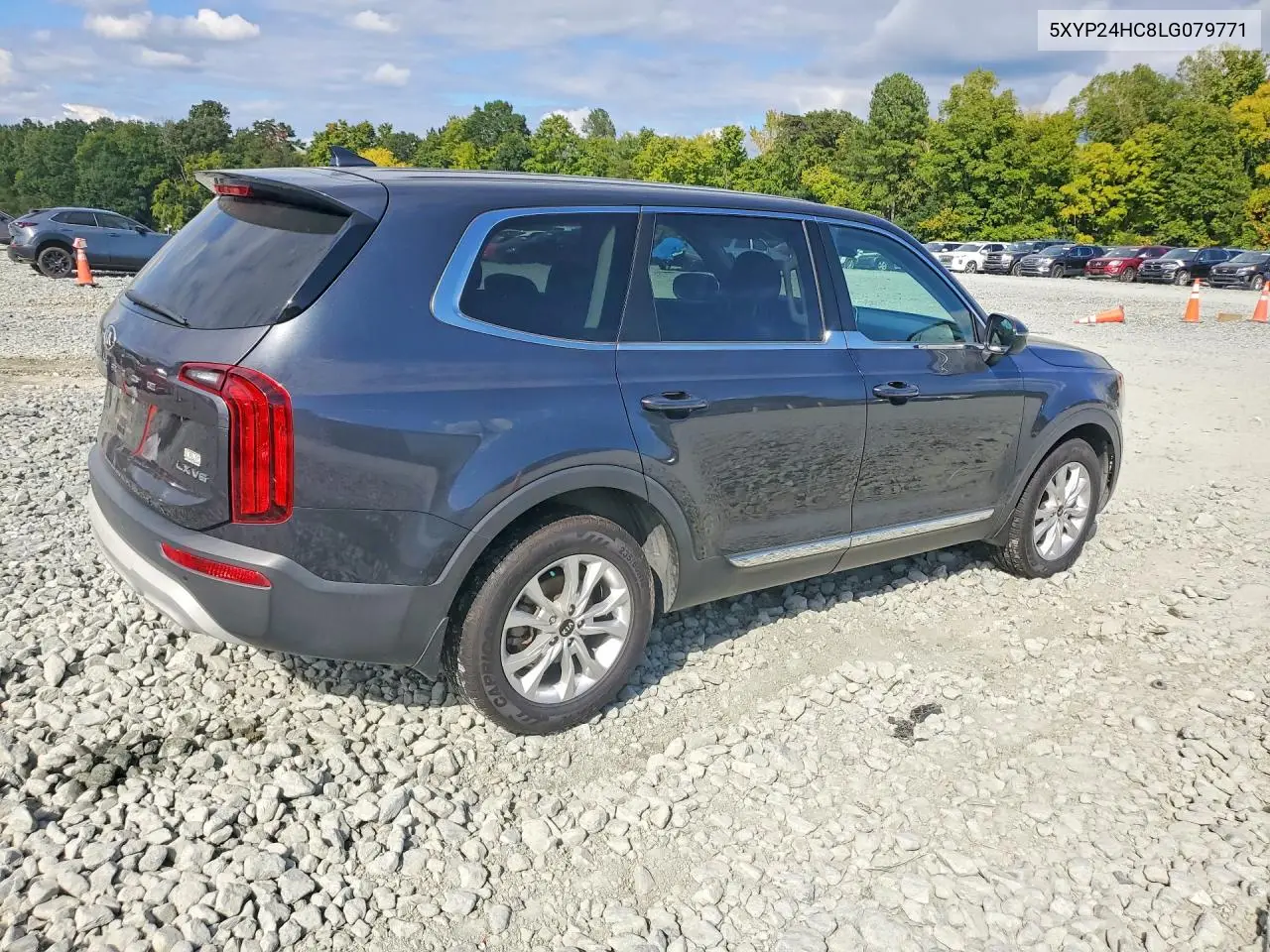 2020 KIA TELLURIDE VIN 5XYP24HC8LG079771 — фото 3