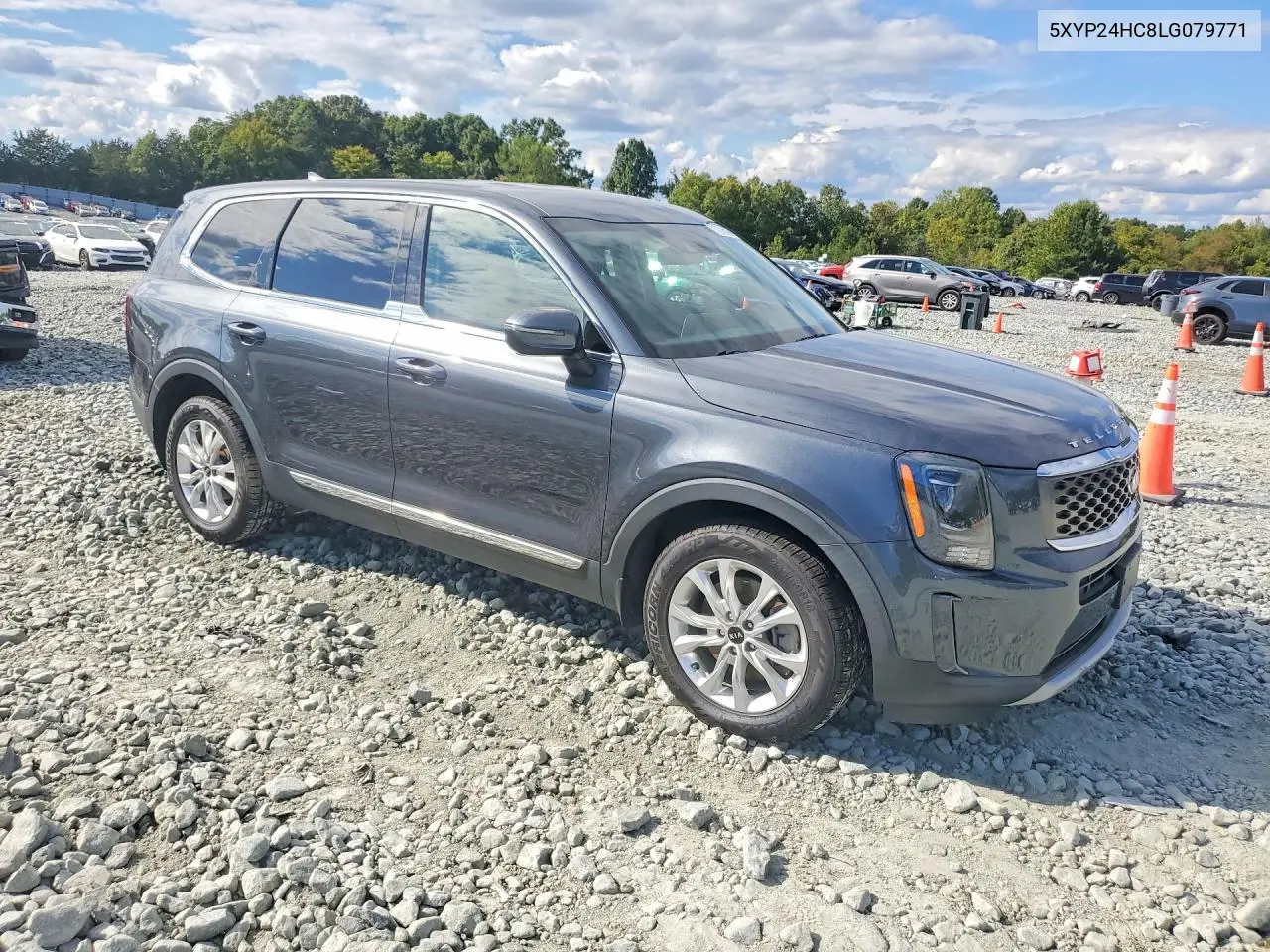 2020 KIA TELLURIDE VIN 5XYP24HC8LG079771 — фото 4