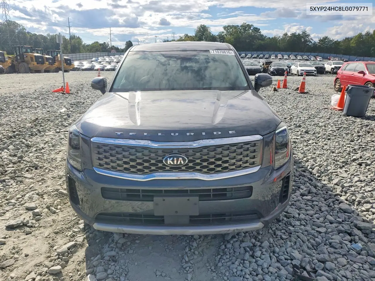 2020 KIA TELLURIDE VIN 5XYP24HC8LG079771 — фото 5