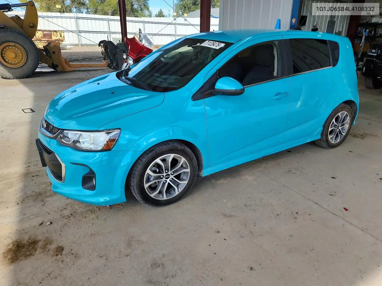CHEVROLET SONIC 2020, VIN 1G1JD6SB4L4108332