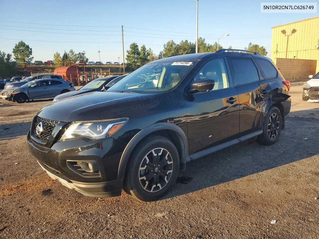 NISSAN PATHFINDER 2020, VIN 5N1DR2CN7LC626749