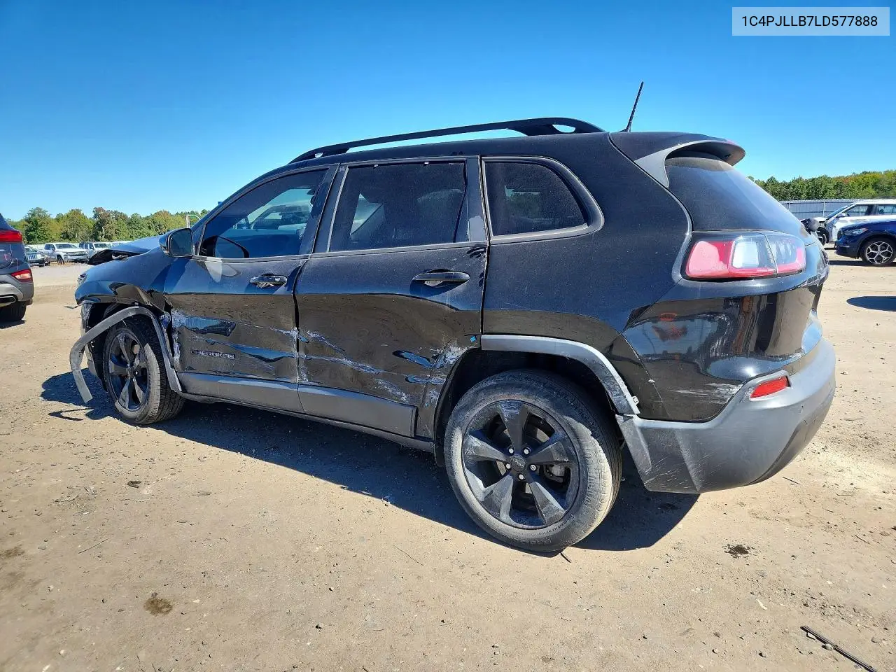 2020 JEEP CHEROKEE VIN 1C4PJLLB7LD577888 — фото 2
