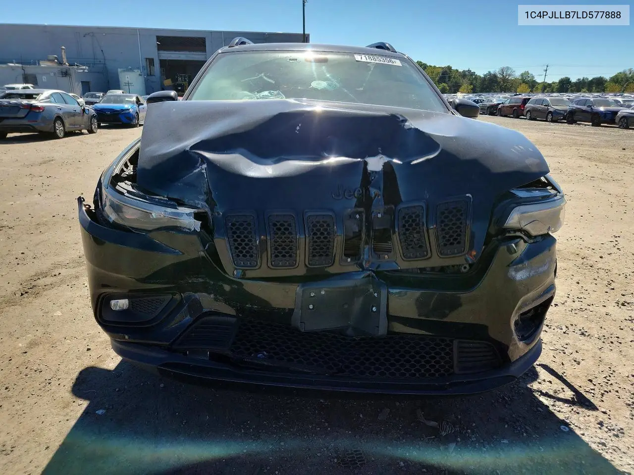 2020 JEEP CHEROKEE VIN 1C4PJLLB7LD577888 — фото 5