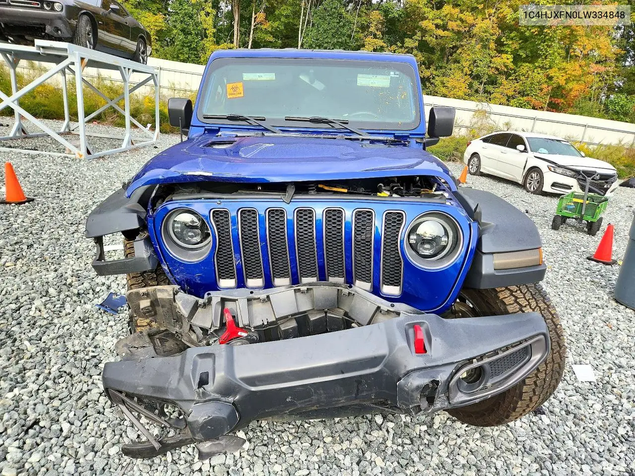 2020 JEEP WRANGLER VIN 1C4HJXFN0LW334848 — фото 5