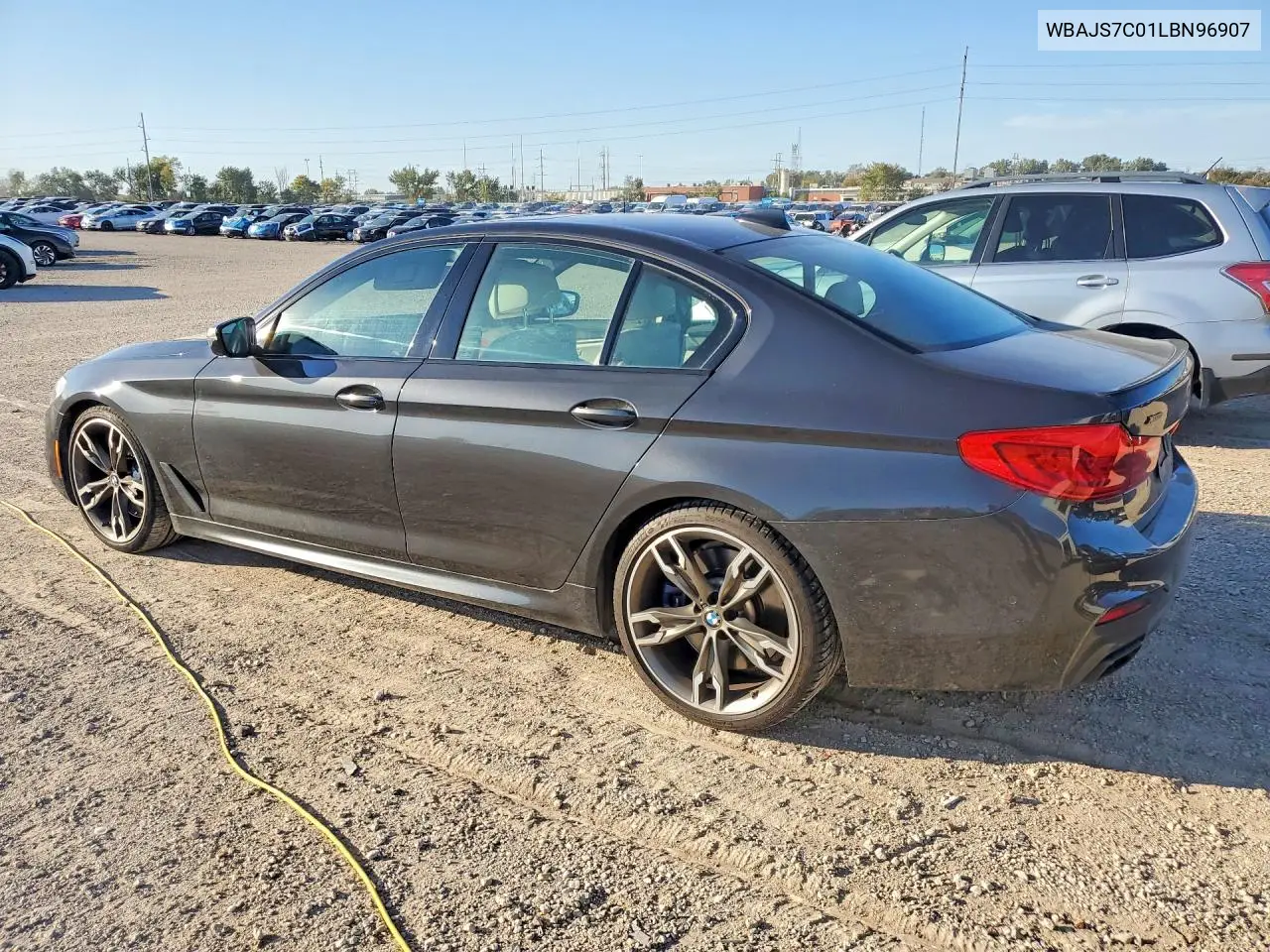 2020 BMW 5ER VIN WBAJS7C01LBN96907 — фото 2