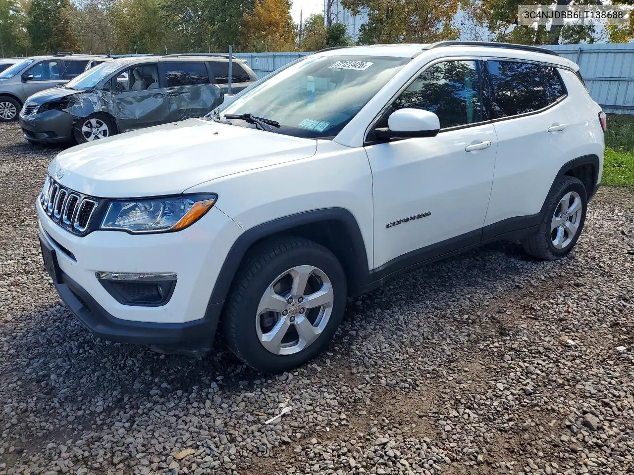 JEEP COMPASS 2020, VIN 3C4NJDBB6LT138688