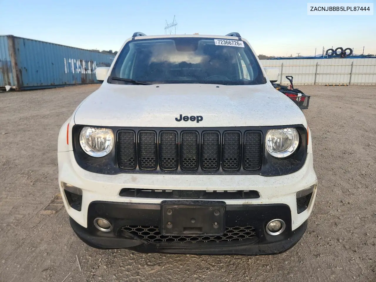 2020 JEEP RENEGADE VIN ZACNJBBB5LPL87444 — фото 5