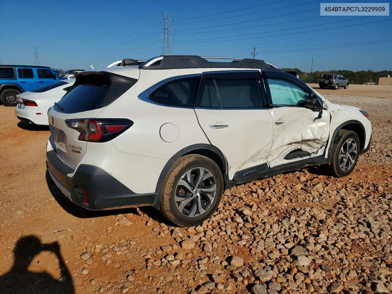 2020 SUBARU OUTBACK VIN 4S4BTAPC7L3229909 — фото 3