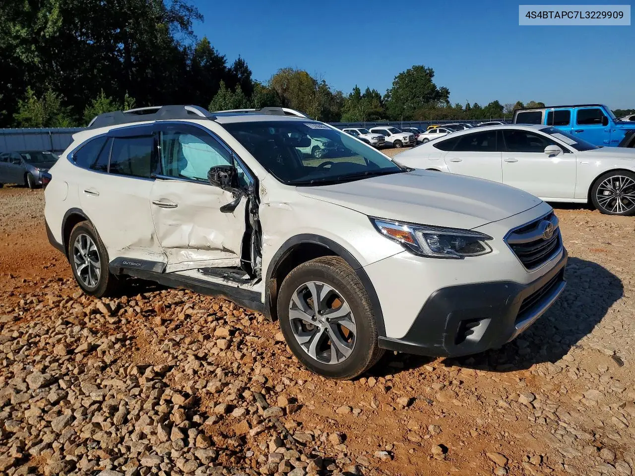2020 SUBARU OUTBACK VIN 4S4BTAPC7L3229909 — фото 4