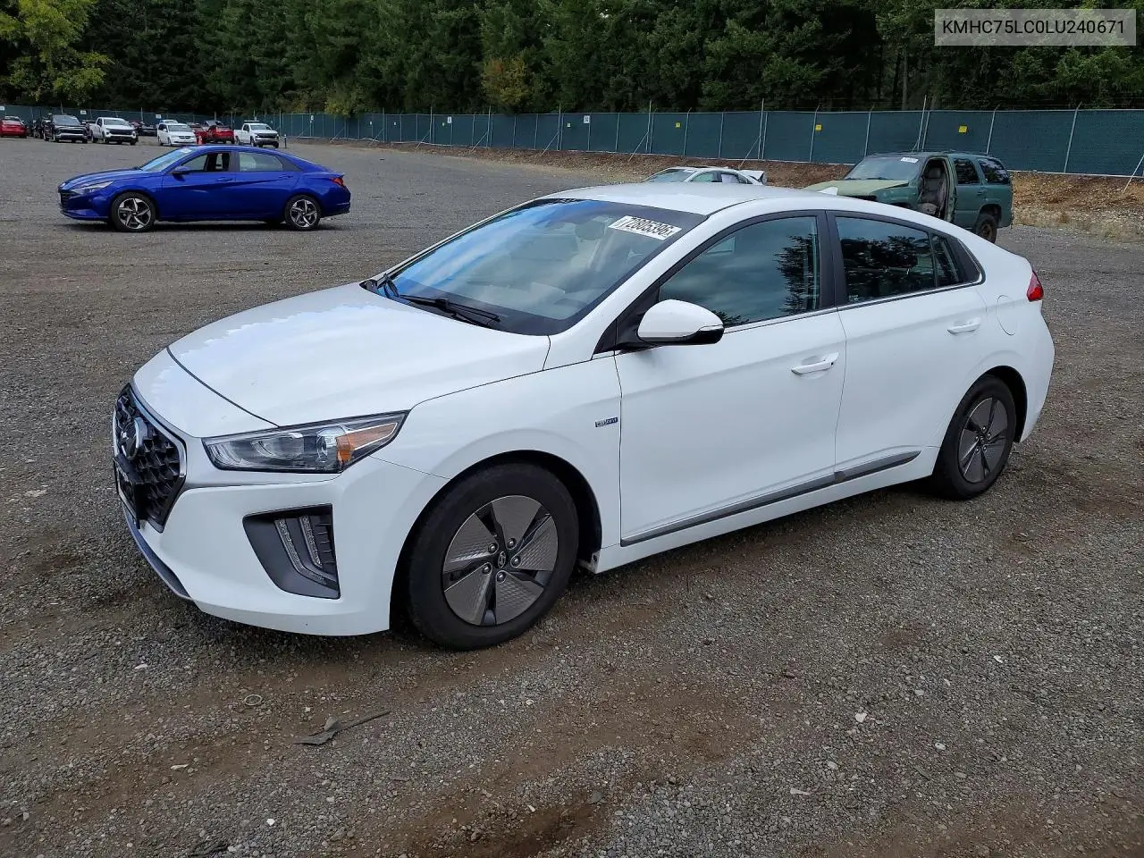 HYUNDAI IONIQ 2020, VIN KMHC75LC0LU240671