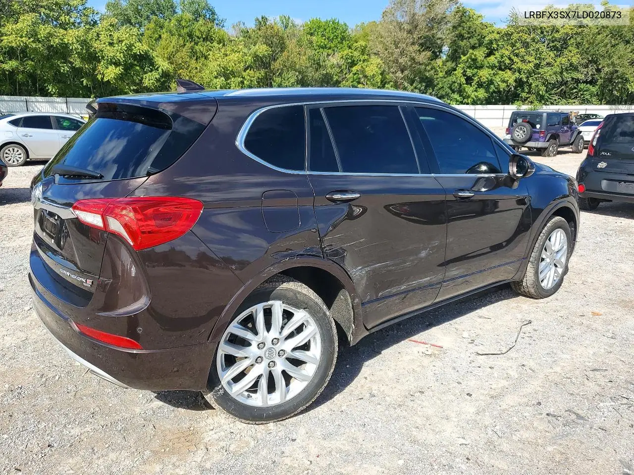 2020 BUICK ENVISION VIN LRBFX3SX7LD020873 — фото 3