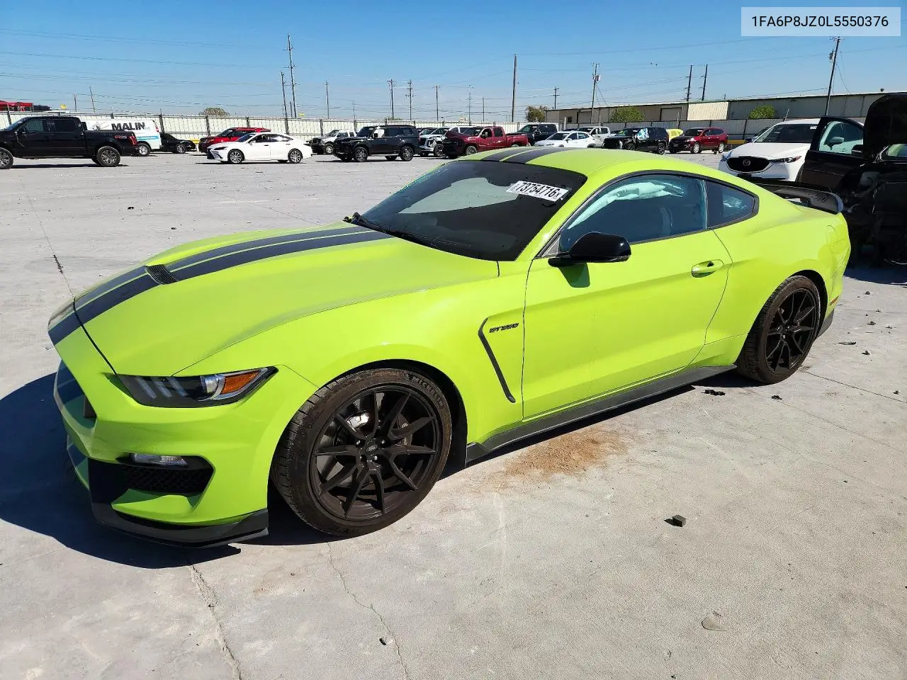 FORD MUSTANG 2020, VIN 1FA6P8JZ0L5550376