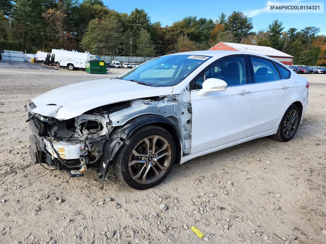 FORD FUSION 2020, VIN 3FA6P0CD0LR154321