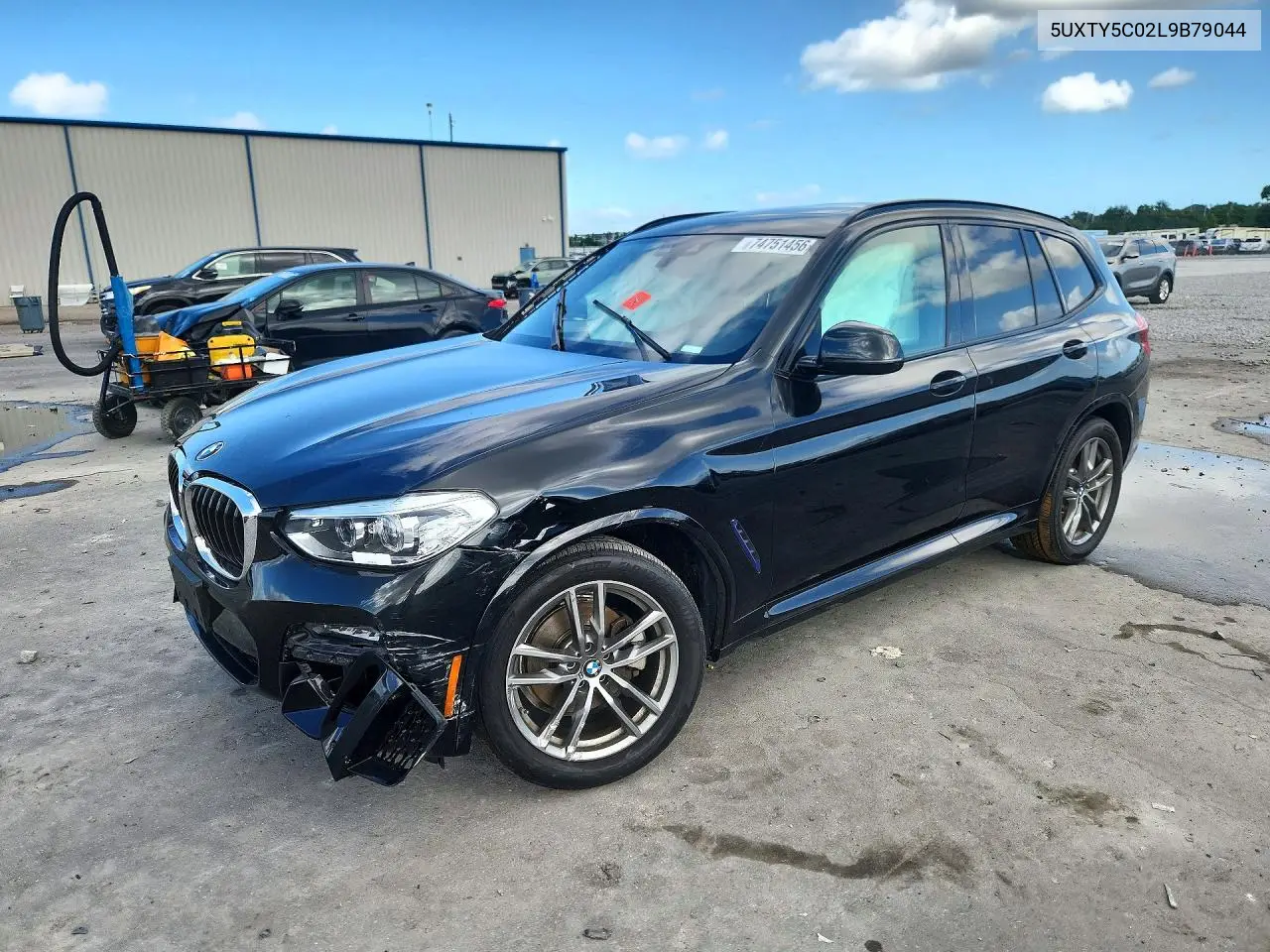 BMW X3 2020, VIN 5UXTY5C02L9B79044