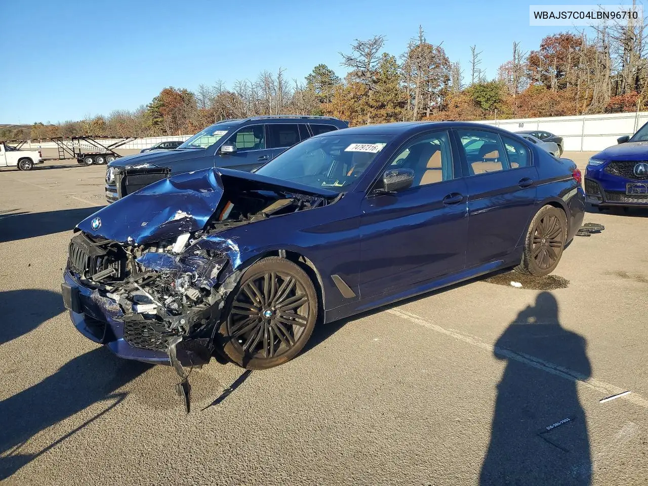 BMW 5ER 2020, VIN WBAJS7C04LBN96710