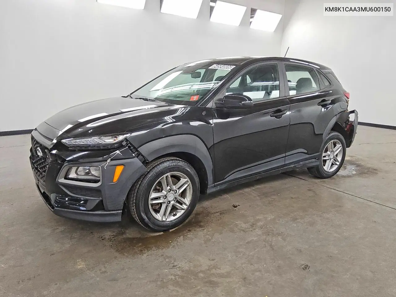 HYUNDAI KONA 2021, VIN KM8K1CAA3MU600150