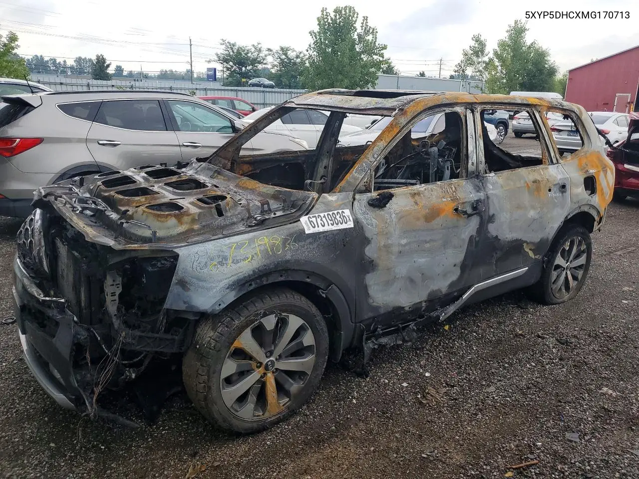 KIA TELLURIDE 2021, VIN 5XYP5DHCXMG170713