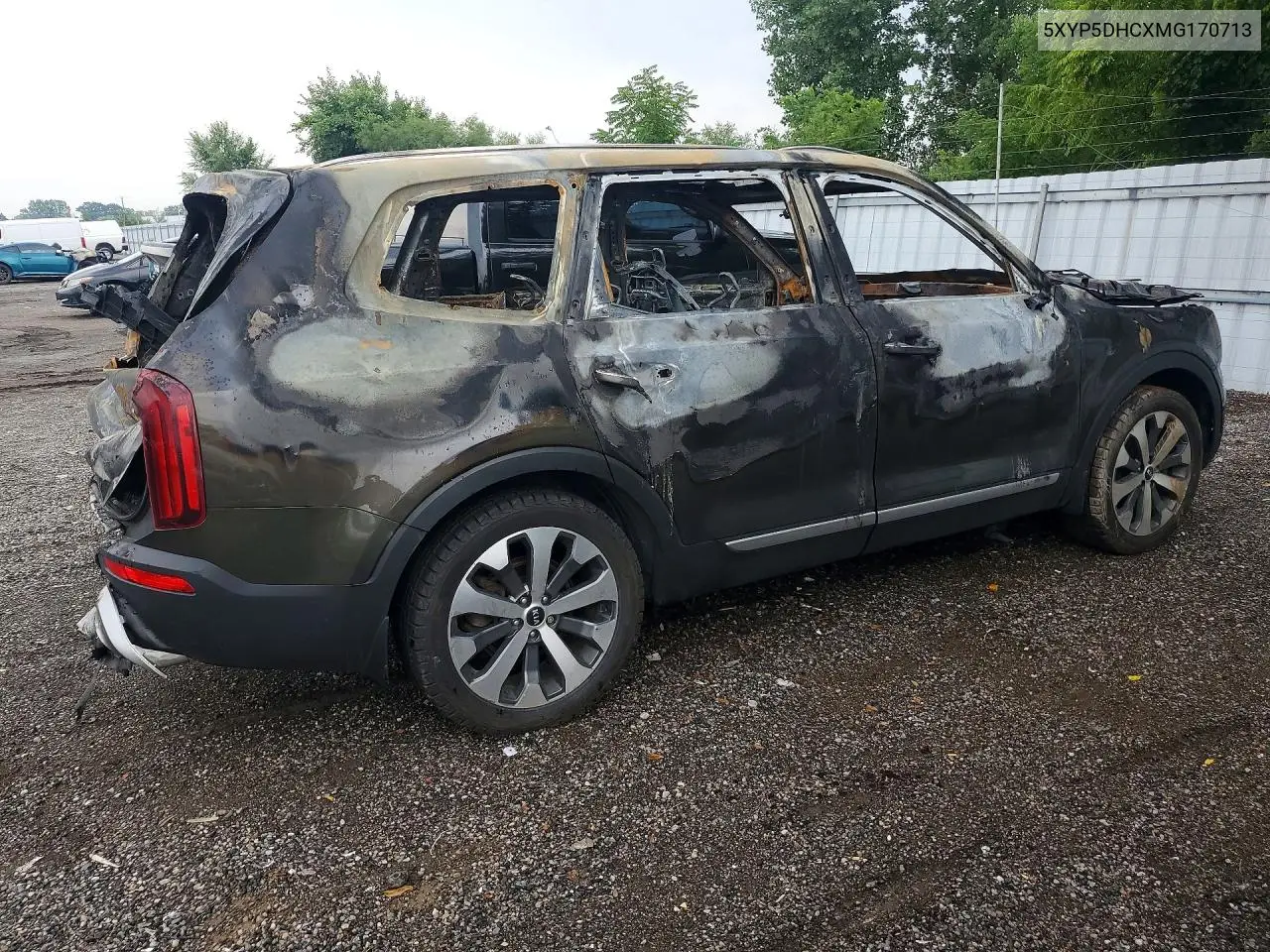 2021 KIA TELLURIDE VIN 5XYP5DHCXMG170713 — фото 3
