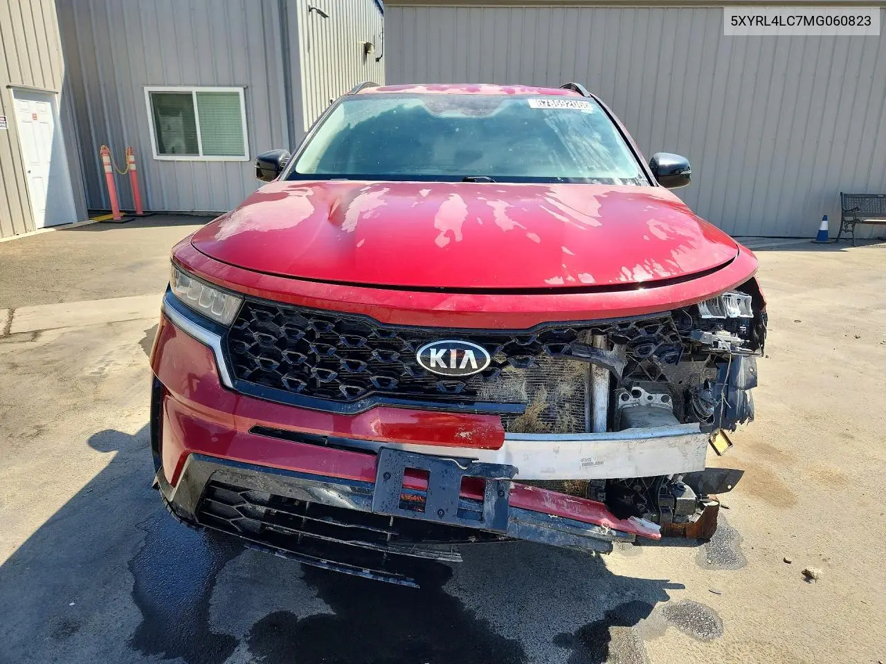 2021 KIA SORENTO VIN 5XYRL4LC7MG060823 — фото 5