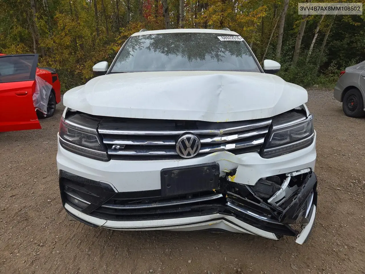 2021 VOLKSWAGEN TIGUAN VIN 3VV4B7AX8MM108502 — фото 5