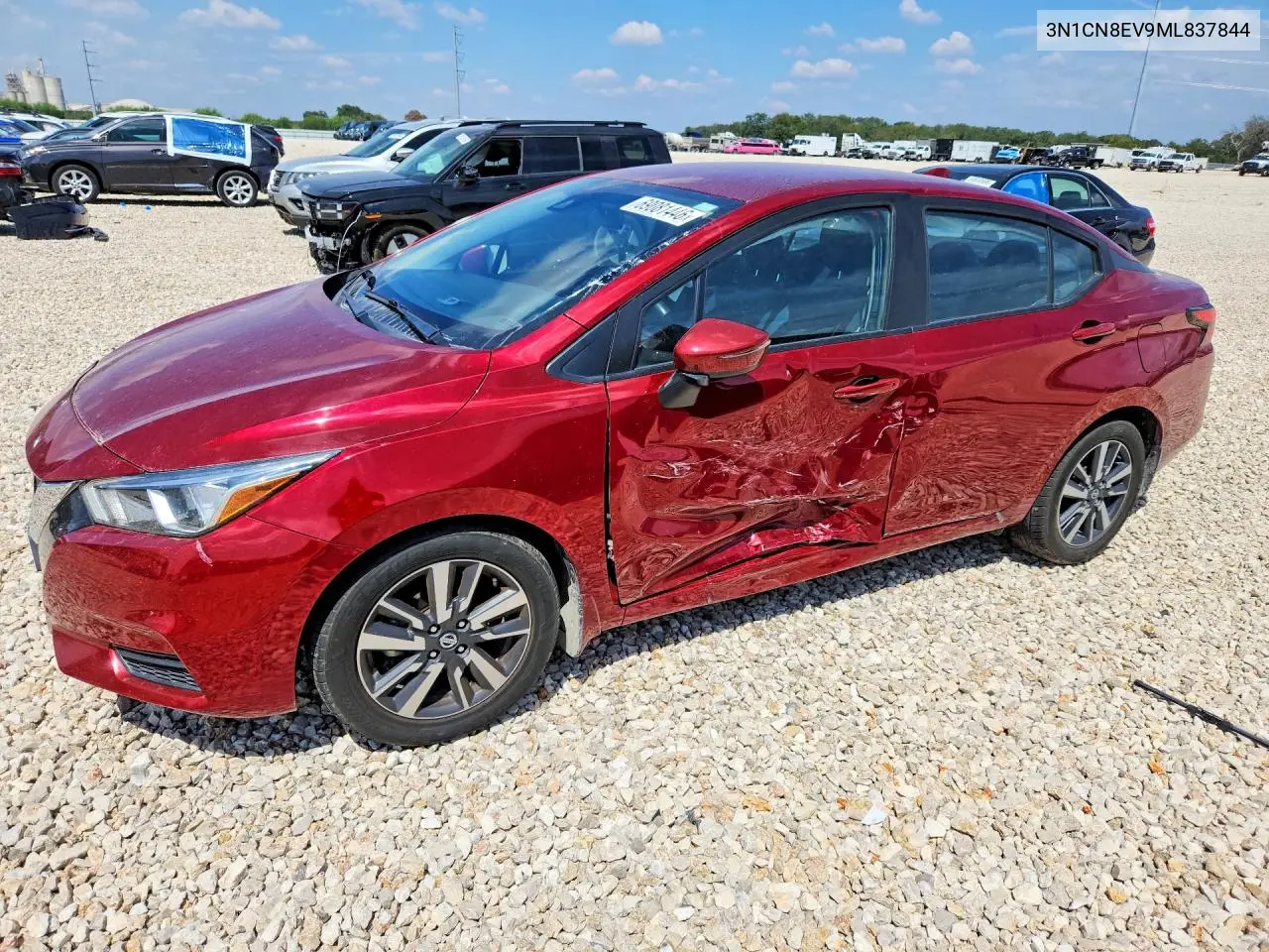 NISSAN VERSA 2021, VIN 3N1CN8EV9ML837844