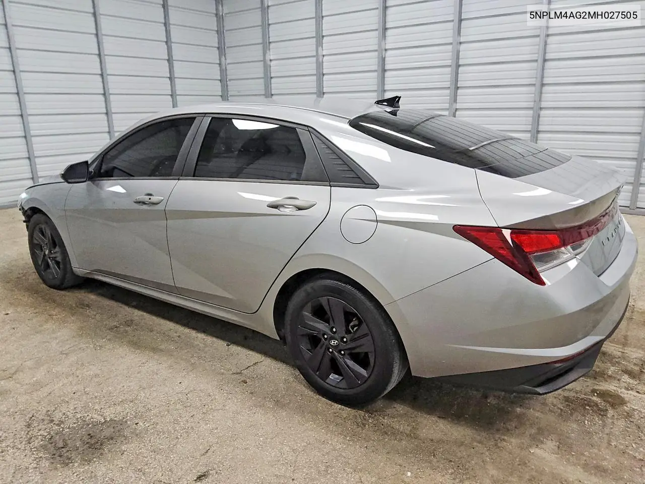 2021 HYUNDAI ELANTRA VIN 5NPLM4AG2MH027505 — фото 2
